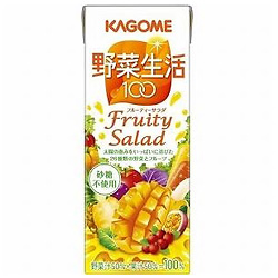 カゴメ 野菜生活100 紙パック200ml フルーティサラダ 72本セット